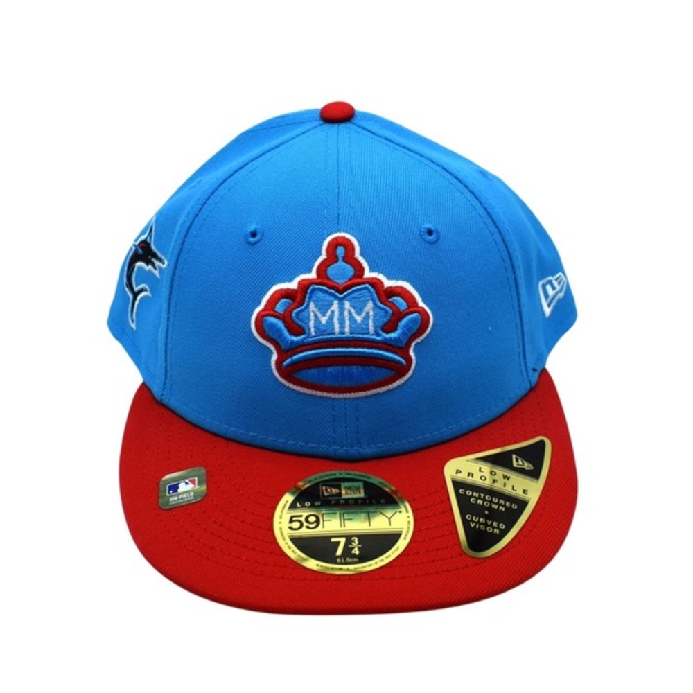 New Era 59FIFTY Miami Marlins City Connect Low Profile Fitted Hat‎ Cap 7 3/4 NWT